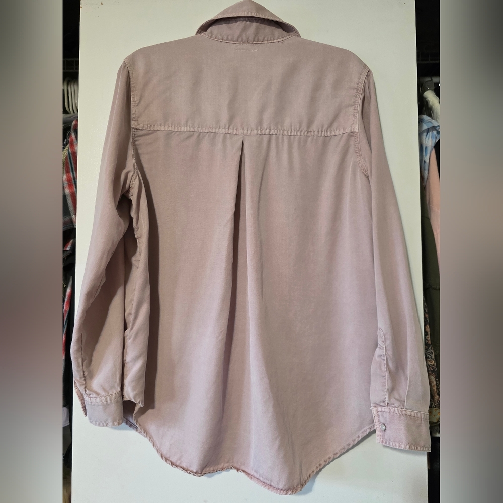 Anthropologie Holding Horses Pearl Snap Utiliy Shirt - Picture 2 of 12